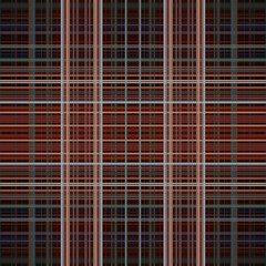 Seamless abstract background. Square pattern Scotland. Background from lines