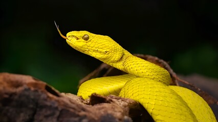 Fototapeta premium snake, python, poisonous, viper, green, reptile, animal, nature, wildlife, tree, lizard, wild, scales, frog, eye, closeup, mamba, boa, camouflage, serpent, head
