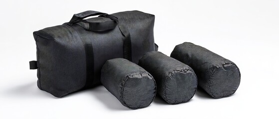 Weighted therapy sandbags used physiotherapy sessions rehabilitation sports recovery tools health props