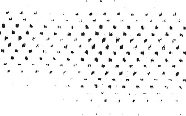 black and white dots on a white background