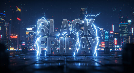Electrifying Black Friday deals in the city, ready for your marketing campaign this shopping season