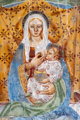 Obraz premium Chiesa di San Michele al Monte, Porto Valtravaglia, Varese, Lombardia