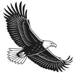 Flying Birds Silhouette Illustration