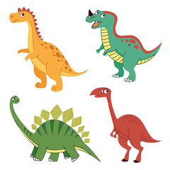 Cute Cartoon Dinosaurs for Kids
