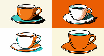 Coffee and Teacup Icons