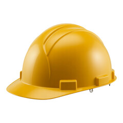 Fototapeta premium Yellow Safety Helmet PNG for Construction Worker and Industrial Design