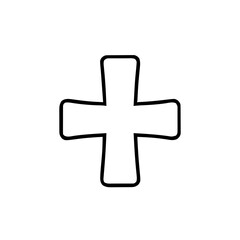 Obraz premium Medical & Healthcare – Cross Symbol 189