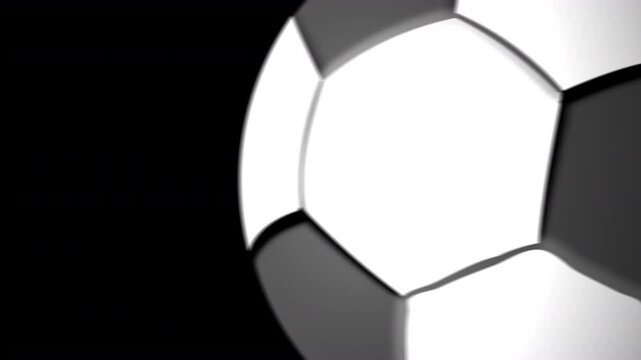 soccer football ball transition reveal wipes.  Multiple transition revealing passes of a soccer sports football ball moving across the screen to be used as an overlay to reveal video lay beneath 4K