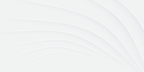 Abstract white and gray color, modern design stripes background with geometric round shape. abstract background.