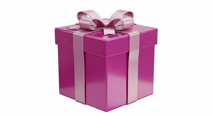 Obraz premium gift box isolated on white
