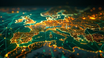Digital mapping of eu network for enhanced data and business exchange across western europe