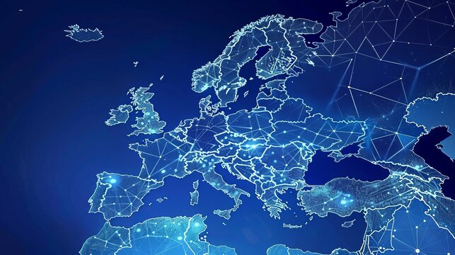 Digital mapping of the eu network for data and business exchange across western europe
