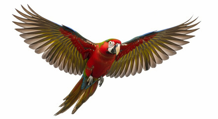 Fototapeta premium red winged macaw