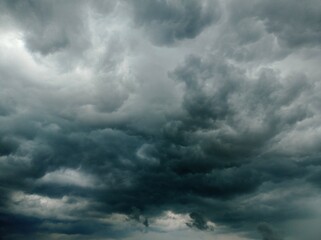 Obraz premium storm clouds timelapse