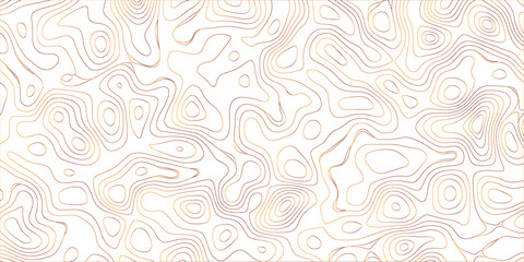 Organic abstract mapping terrain style with elevation contour line art