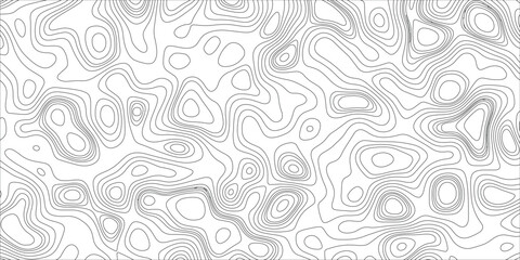 Terrain contour mapping pattern with modern abstract artistic design