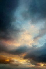 Obraz premium Abstract Sky Landscape with Smooth Transitions