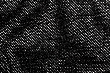 Black jeans texture. Close up.