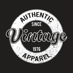 Badge vintage style logo