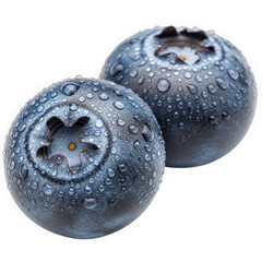 Fresh blueberries isolated on transparent background transparent background