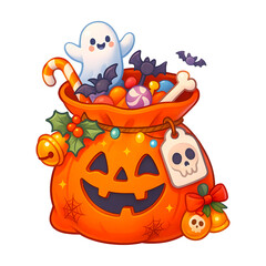 Fototapeta premium Christmas Jack-o'-lantern Bag