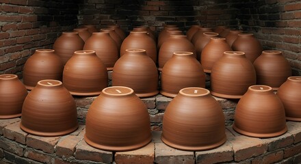 Clay Pots Collection - Freshly Made Earthenware.