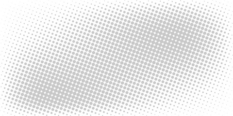 Halftone gradient. Dotted gradient, smooth dots spraying and halftones dot background seamless horizontal geometric pattern vector template set