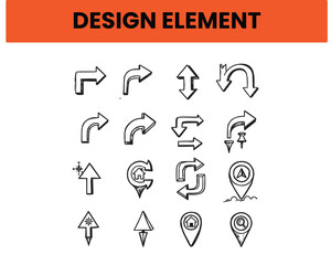 Hand Drawn Sketch Decoration Vector