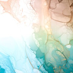 Abstract fluid art