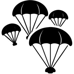 Creative details Parashoot icon vector illustration	