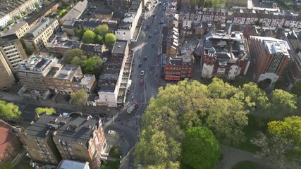 Flight over the Westfield, London - Drone footage