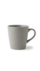 Modern Ceramic Coffee Mug with Simple Handle and Matte Finish