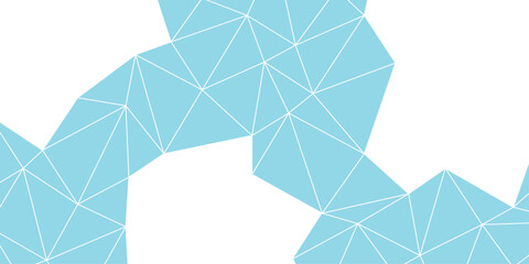 A geometric structure of polygons. vector shapes random size connected. Abstract turquoise polygon triangles shape pattern background. Modern Minimalist Design
