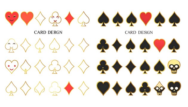 Card Suites Ranking Card Suits In English