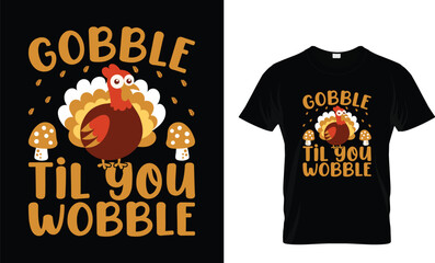 Thanksgiving t-shirt design 