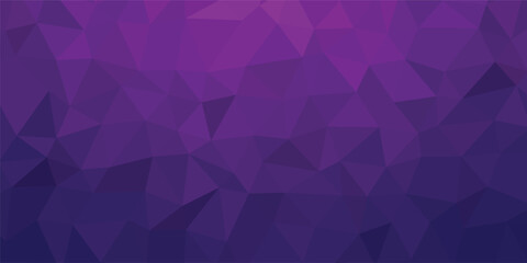 Fototapeta premium Abstract modern purple polygon background. Polygonal mosaic with purple gradient.