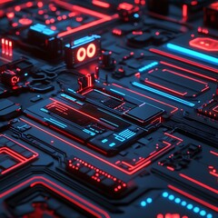 Innovative technology and sleek gadgets designed for modern lifestyles high resolution Wallpaper