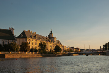 Fototapeta premium Poland, National Library in Wroclaw, Institute of Philology, view of the Religious Community
