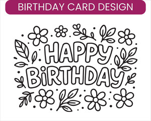 Editable Birthday Invitation Card Template