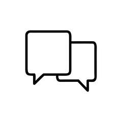 speech bubble icon, containing Text Message. Chat message symbol, Chat speech bubble, Social media message icon for app or website vector illustration