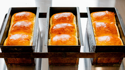Golden brioche loaves glisten like sunlit amber, perfect for Lammas Day or National Baking Week's doughy delight fiestas