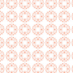 vector seamless pattern with flowers
