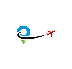 Travel go Logo. Airplane design, airplane tickets, travel agencies
