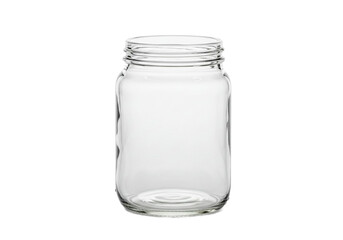 Clean empty glass jar ready for creative use and storage solutions