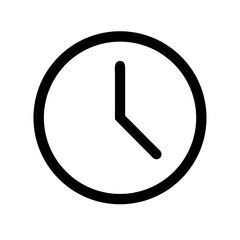 Clock icon vector graphic time illustration watch face hour minute second alarm timer deadline 4 00