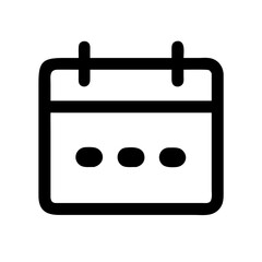 Calendar icon vector graphic for appointment scheduling and reminders event management design 90