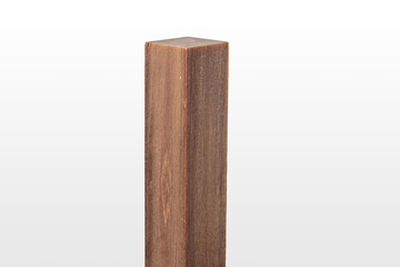Three pieces of wood exhibiting distinct shades and grain patterns are stacked on a light background, ideal for crafting and design purposes in woodworking.