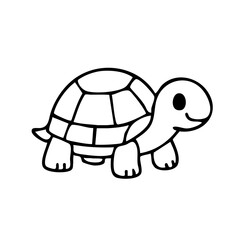 Turtle coloring page