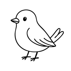 Bird coloring page