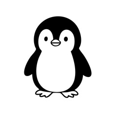 Penguin coloring page